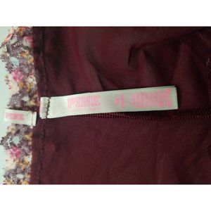 PINK Victoria Secret Wide Band Lace Cheeky Panties Large NWOT